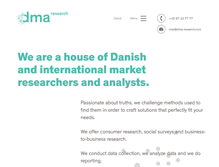 Tablet Screenshot of dma-research.com